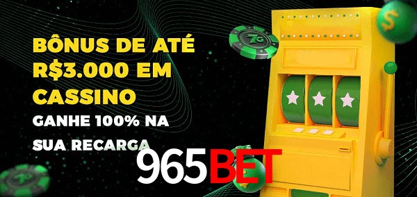 965BET melhor bônus de depósito